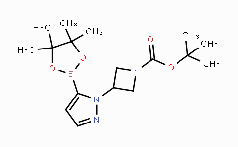 tert-Butyl 3-(5-(4,4,5,5-tetramethyl-1,3,2-dioxaborolan-2-yl)-1H-pyrazol-1-yl)azetidine-1-carboxylate