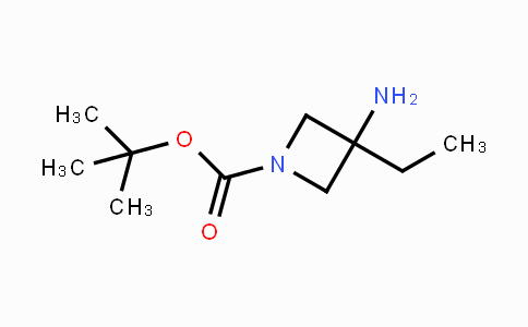 CAS No. 1158758-79-2, tert-Butyl 3-amino-3-ethylazetidine-1-carboxylate