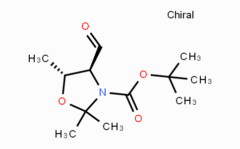 CAS No. 108149-62-8, tert-Butyl (4S,5R)-4-formyl-2,2,5-trimethyl-1,3-oxazolidine-3-carboxylate