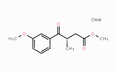 CAS No. 1799443-45-0, (S)-Methyl 4-(3-methoxyphenyl)-3-methyl-4-oxobutanoate