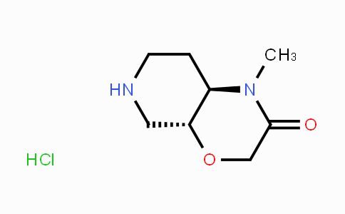 CAS No. 1147422-47-6, (4AR,8aR)-1-Methylhexahydro-1H-pyrido-[3,4-b][1,4]oxazin-2(3H)-one hydrochloride