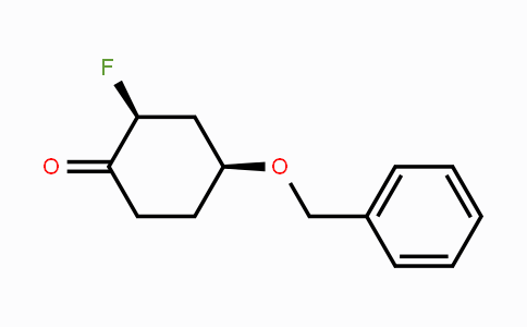 CAS No. 1638612-61-9, (2RS,4RS)-4-(Benzyloxy)-2-fluorocyclohexan-1-one relative stereochemistry