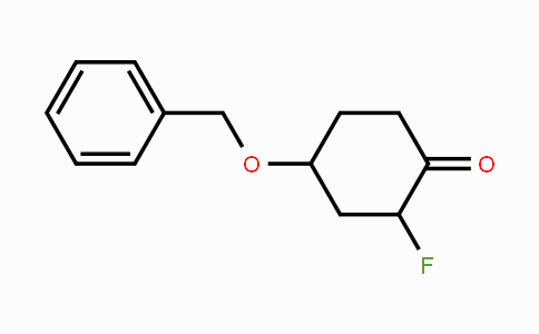 CAS No. 1638612-74-4, (2RS,4SR)-4-(Benzyloxy)-2-fluoro-cyclohexan-1-one