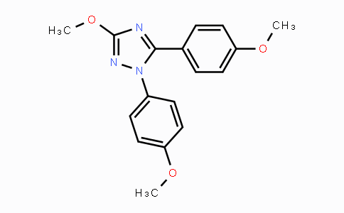 CAS No. 524699-72-7, 3-Methoxy-1,5-bis(4-methoxyphenyl)-1H-1,2,4-triazole