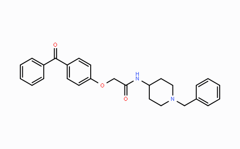 CAS No. 924416-43-3, 2-(4-Benzoylphenoxy)-N-(1-benzylpiperidin-4-yl)acetamide