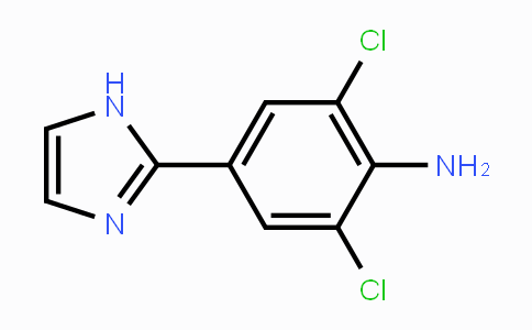 CAS No. 1337882-05-9, 2,6-Dichloro-4-(1H-imidazol-2-yl)aniline