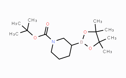 CAS No. 1312713-37-3, tert-Butyl 3-(4,4,5,5-tetramethyl-1,3,2-dioxa-borolan-2-yl)piperidine-1-carboxylate