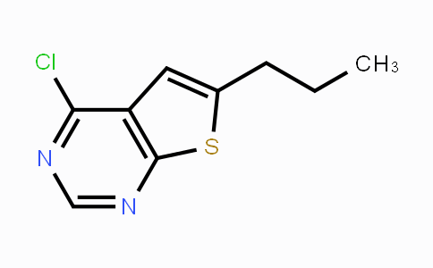CAS No. 439692-82-7, 4-Chloro-6-propylthieno[2,3-d]pyrimidine