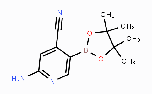 MC102991 | 944401-73-4 | 2-Amino-5-(4,4,5,5-tetramethyl-1,3,2-dioxaborolan-2-yl)isonicotinonitrile