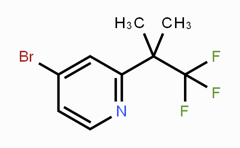 CAS No. 1357476-67-5, 4-Bromo-2-(1,1,1-trifluoro-2-methylpropan-2-yl)pyridine