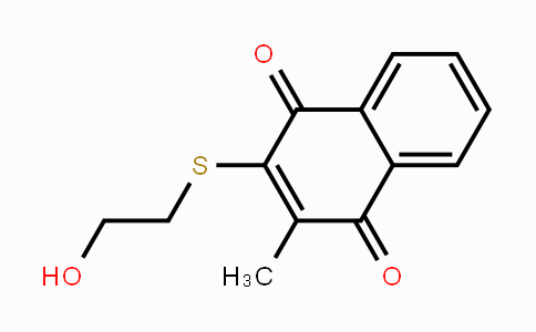 CAS No. 59147-84-1, 2-(2-Hydroxyethylthio)-3-methylnaphthalene-1,4-dione