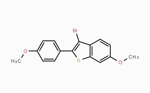CAS No. 176672-06-3, 3-Bromo-6-methoxy-2-(4-methoxyphenyl)-benzo[b]thiophene