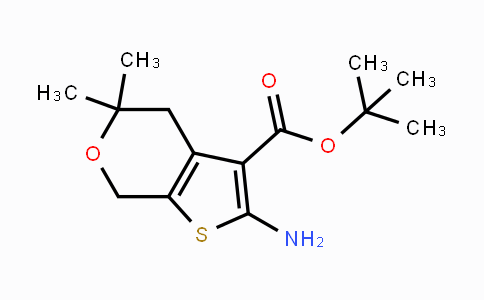 CAS No. 1373496-97-9, tert-Butyl 2-amino-5,5-dimethyl-5,7-dihydro-4H-thieno[2,3-c]pyran-3-carboxylate