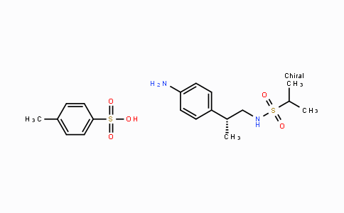 CAS No. 376594-64-8, (R)-N-(2-(4-Aminophenyl)propyl)propane-2-sulfonamide 4-methylbenzenesulfonate