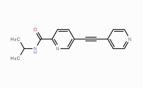 CAS No. 1401031-52-4, N-Isopropyl-5-(pyridin-4-ylethynyl)picolinamide