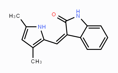 CAS No. 194413-58-6, (Z)-3-((3,5-Dimethyl-1H-pyrrol-2-yl)methylene)indolin-2-one