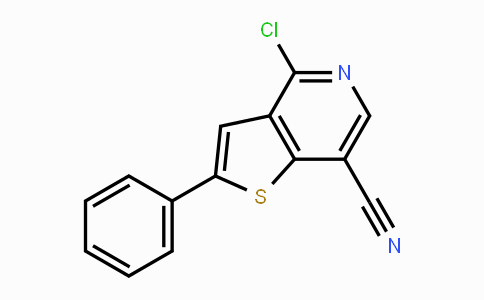 CAS No. 1361197-82-1, 4-Chloro-2-phenylthieno[3,2-c]pyridine-7-carbonitrile