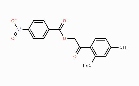 CAS No. 1327395-79-8, 2-(2,4-Dimethylphenyl)-2-oxoethyl 4-nitrobenzoate