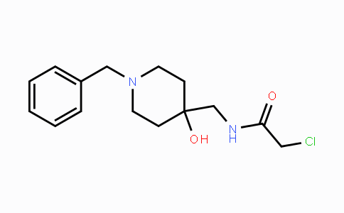 CAS No. 1169699-63-1, N-((1-Benzyl-4-hydroxypiperidin-4-yl)methyl)-2-chloroacetamide