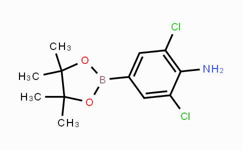 CAS No. 1371630-51-1, 2,6-Dichloro-4-(4,4,5,5-tetramethyl-1,3,2-dioxaborolan-2-yl)aniline