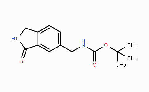 CAS No. 1312536-57-4, tert-Butyl ((3-oxoisoindolin-5-yl)methyl)carbamate