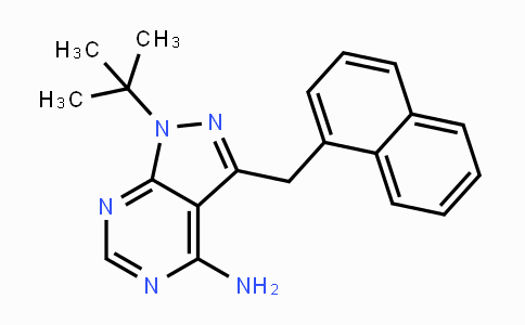 CAS No. 221244-14-0, 1-tert-Butyl-3-(naphthalen-1-ylmethyl)-1H-pyrazolo[3,4-d]pyrimidin-4-amine