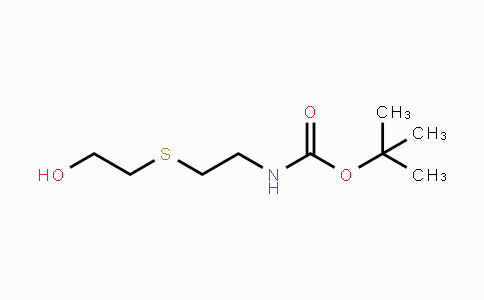 CAS No. 75937-17-6, tert-Butyl 2-(2-hydroxyethylthio)ethylcarbamate