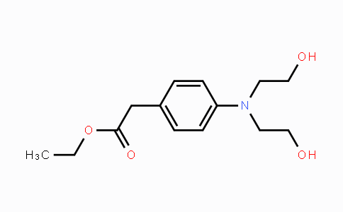 CAS No. 219313-75-4, Ethyl 2-(4-(bis(2-hydroxyethyl)-amino)phenyl)acetate