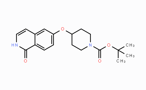 CAS No. 1982780-61-9, tert-Butyl 4-(1-oxo-1,2-dihydroisoquinolin-6-yloxy)piperidine-1-carboxylate