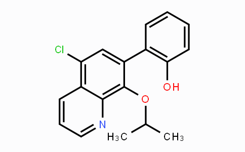 CAS No. 1986907-66-7, 2-(5-Chloro-8-isopropoxyquinolin-7-yl)phenol