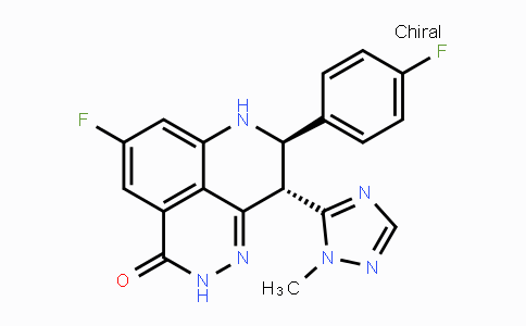 CAS No. 1207456-00-5, (8R,9S)-5-Fluoro-8-(4-fluorophenyl)-9-(1-methyl-1H-1,2,4-triazol-5-yl)-8,9-dihydro-2H-pyrido[4,3,2-de]phthalazin-3(7H)-one