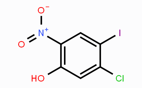 CAS No. 1037298-07-9, 5-Chloro-4-iodo-2-nitrophenol