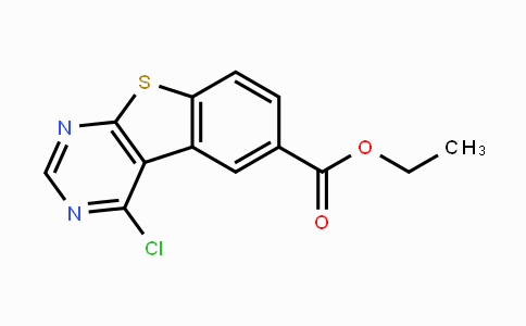 CAS No. 1537184-72-7, Ethyl 4-chlorobenzo[4,5]thieno-[2,3-d]pyrimidine-6-carboxylate