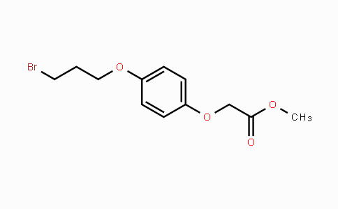 CAS No. 910032-57-4, Methyl 2-(4-(3-bromopropoxy)phenoxy)acetate