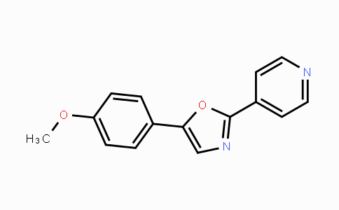 CAS No. 96753-33-2, 5-(4-Methoxyphenyl)-2-(pyridin-4-yl)oxazole