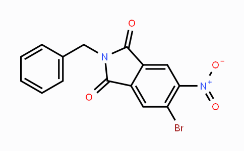 CAS No. 1239879-90-3, 2-Benzyl-5-bromo-6-nitroisoindoline-1,3-dione