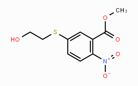 CAS No. 1350456-27-7, Methyl 5-((2-hydroxyethyl)thio)-2-nitrobenzoate