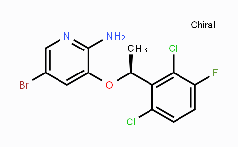 CAS No. 1448326-33-7, (S)-5-Bromo-3-(1-(2,6-dichloro-3-fluorophenyl)-ethoxy)pyridin-2-amine