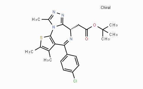 CAS No. 1268524-70-4, (S)-tert-Butyl 2-(4-(4-chlorophenyl)-2,3,9-trimethyl-6H-thieno-[3,2-f][1,2,4]triazolo[4,3-a][1,4]diazepin-6-yl)acetate