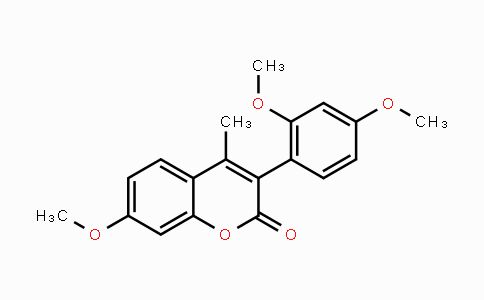 CAS No. 554430-78-3, 3-(2,4-Dimethoxyphenyl)-7-methoxy-4-methyl-2H-chromen-2-one