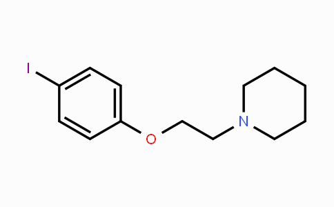 CAS No. 103808-68-0, 1-(2-(4-Iodophenoxy)ethyl)piperidine