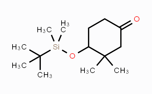 CAS No. 76711-58-5, 4-((tert-Butyldimethylsilyl)oxy)-3,3-dimethylcyclohexanone