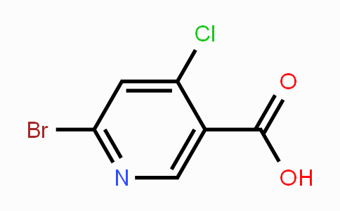 CAS No. 1060808-92-5, 6-Bromo-4-chloronicotinic acid