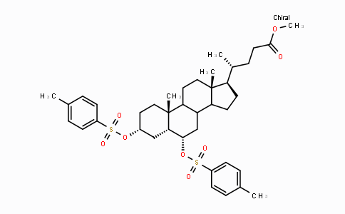 CAS No. 1184-20-9, (4R)-Methyl 4-((3R,5R,6S,10R,13R,17R)-10,13-dimethyl-3,6-bis(tosyloxy)-hexadecahydro-1H-cyclopenta[a]phenanthren-17-yl)pentanoate