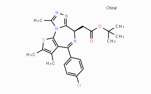 1268524-71-5 | (R)-tert-Butyl 2-(4-(4-chlorophenyl)-2,3,9-trimethyl-6H-thieno-[3,2-f][1,2,4]triazolo[4,3-a][1,4]diazepin-6-yl)acetate