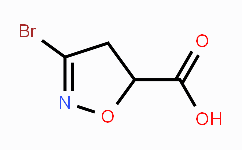 CAS No. 1130365-33-1, 3-Bromo-4,5-dihydroisoxazole-5-carboxylic acid