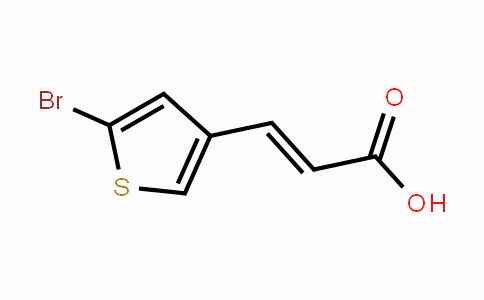 CAS No. 58963-78-3, 3-(5-Bromothiophen-3-yl)prop-2-enoic acid