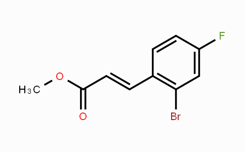 CAS No. 404575-30-0, 3-(2-Bromo-4-fluoro-phenyl)-acrylic acid methyl ester