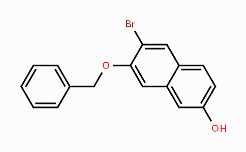 CAS No. 171975-85-2, 2-(Benzyloxy)-3-bromo-7-naphthol