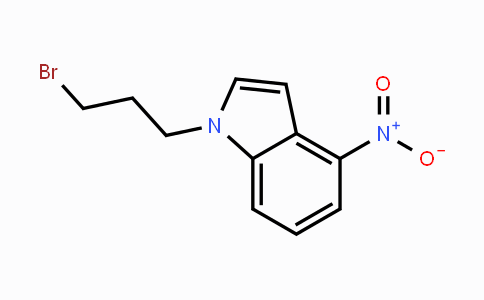 CAS No. 1356618-97-7, 1-(3-Bromopropyl)-4-nitro-1H-indole